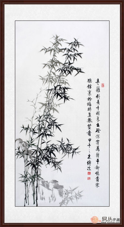 字畫收藏選李傳波國(guó)畫竹子 有品位有眼力