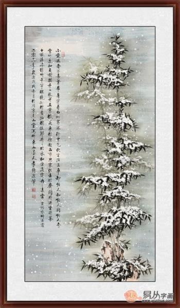 字畫收藏選李傳波國(guó)畫竹子 有品位有眼力