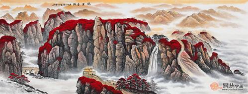 為什么說辦公室宜掛寓意好的山水畫?里面大有講究
