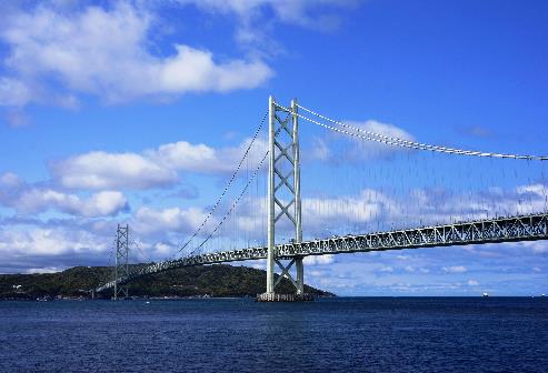 世界上最長的吊橋,全長3911米的明石海峽大橋打破記錄