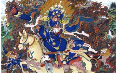 世界最大型的古代醫藥彩圖 唐卡藏醫掛圖每幅長80-100厘米 寬60—80厘米