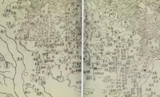 世界最早的歷史地圖 禹貢地域圖距今已1700多年
