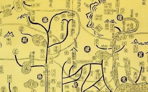 世界最早的歷史地圖 禹貢地域圖距今已1700多年