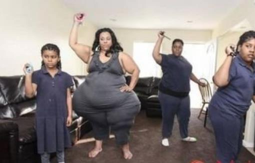 世界上臀部最大的女人 邁克爾斯·魯菲內利臀圍約合2.4米