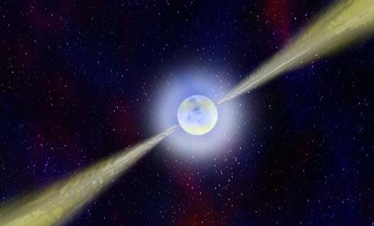 自轉速度最快的星體 脈沖星周期1.337秒