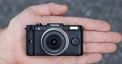 世界最小可換鏡頭單電相機 Pentax Q Black只有1×5.84×3.05厘米