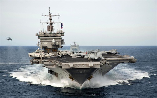 世界第一艘核動力航空母艦 二戰后美國建造的“企業”號