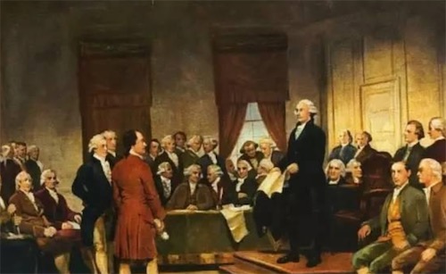 世界上最早的一部成文憲法 1787年美國憲法