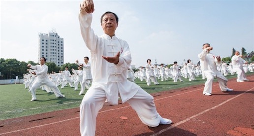 最大規模武術表演 百萬人同練太極拳