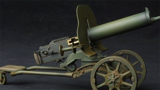 世界上第一把機槍 馬克沁機槍在1883年發明