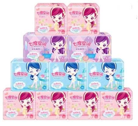 中國衛(wèi)生巾10大品牌排名,ABC衛(wèi)生巾、七度空間衛(wèi)生巾都很安全