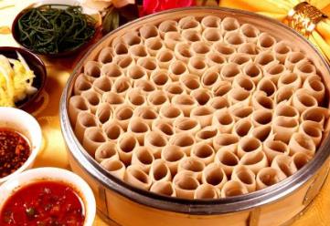 山西大同特色小吃排行榜 莜面栲栳加上各種佐料十分美味