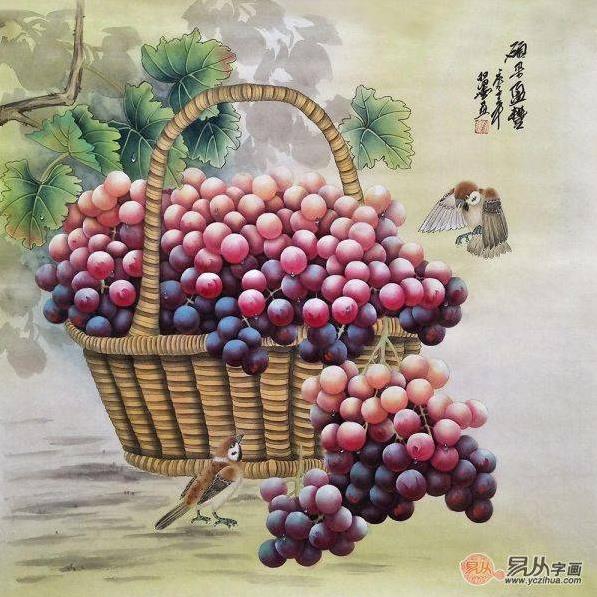 餐廳裝飾什么畫好,好看寓意又好的手繪花鳥畫