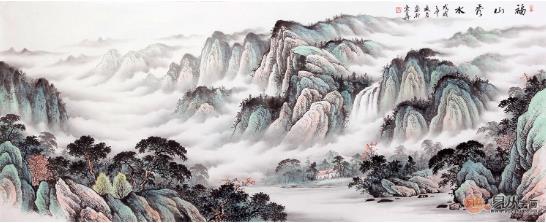 品賞畫家蔣偉山水畫作品:風格萬千,又意趣盎然