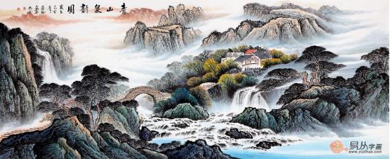 品賞畫家蔣偉山水畫作品:風格萬千,又意趣盎然