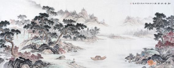 客廳裝飾畫掛什么好?事實證明,國人都樂于掛幅山水畫