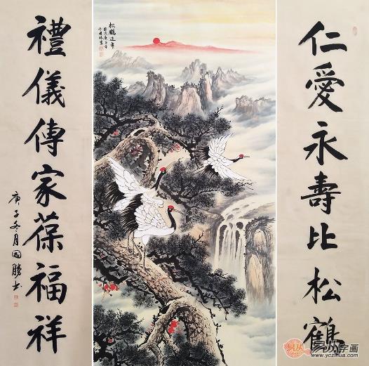老年人家里適合掛什么畫 低調且沉穩的山水畫更合適