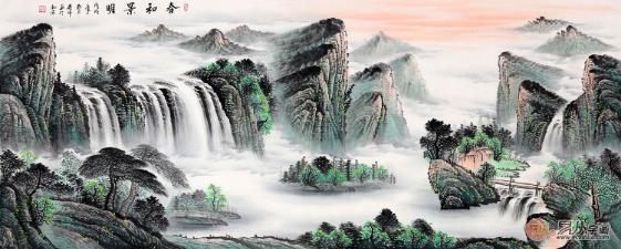 沙發背景墻掛什么畫好 選擇山水畫須遵循的4原則