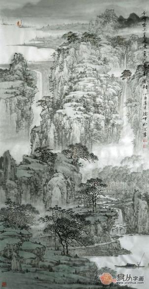 走廊裝飾畫之山水畫, 一點(diǎn)改變,讓室內(nèi)大不同