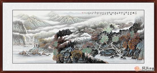 客廳山水畫掛什么好 這三種題材實實在在的主導者
