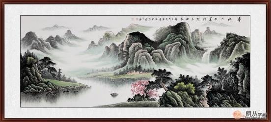 客廳山水畫掛什么好 這三種題材實實在在的主導者