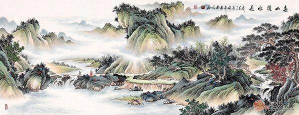 客廳掛什么畫 一幅山水畫瞬間提升家居規格