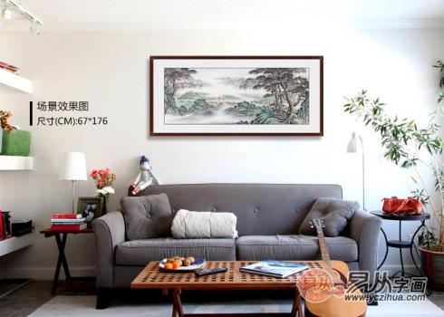 沙發背景墻畫學會這么搭,好看又有格調,令人艷羨!