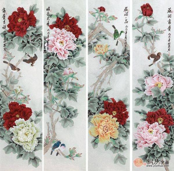 室內(nèi)大白墻上掛什么畫好,靈動花鳥畫帶來的別樣藝術(shù)情調(diào)