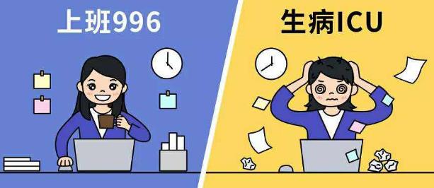 996工作制是什么意思?上班996生病icu 強制員工超時加班制度