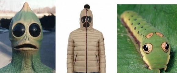 谷歌(Google)牌羽絨服Cosplay，實為頁面有Goggle字樣鬧烏龍