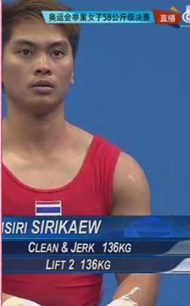 泰國女選手皮姆斯里-西里卡烏，長得很陽剛。