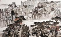 當(dāng)代畫(huà)家林德坤藝術(shù)鑒賞：過(guò)雨看松色，隨山到水源
